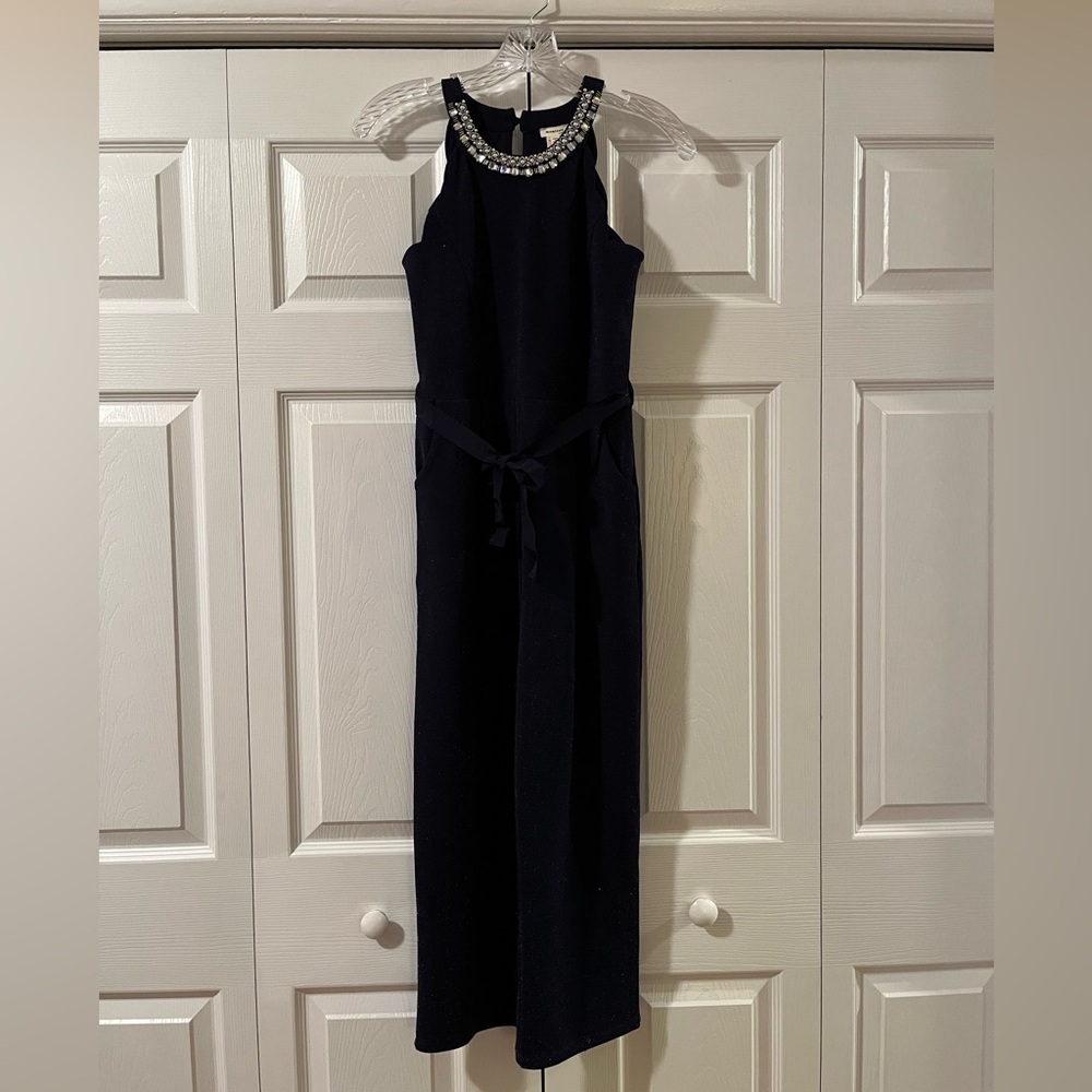 Monteau Girls Embellished Jumpsuit Size L
